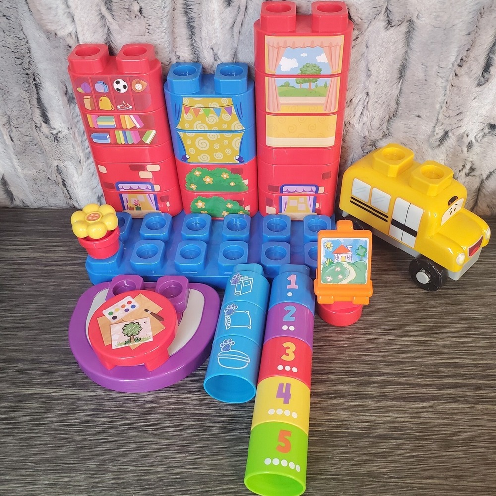 Leap Frog Building Blocks - ABC Smart House Replacement Parts & Pieces, 30 Pcs